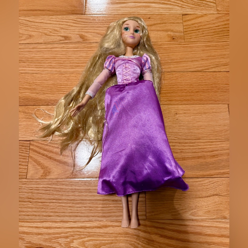 Disney Rapunzel Doll with Purple Dress